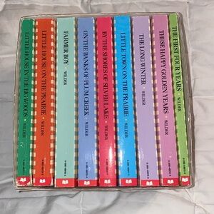 Laura Ingalls Wilder books. Vintage